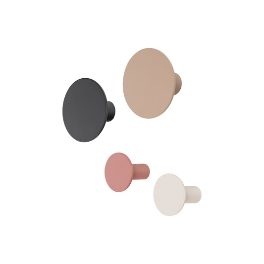 blomus Wall Hooks Assorted Mb, Cw, No, Es Set of 4