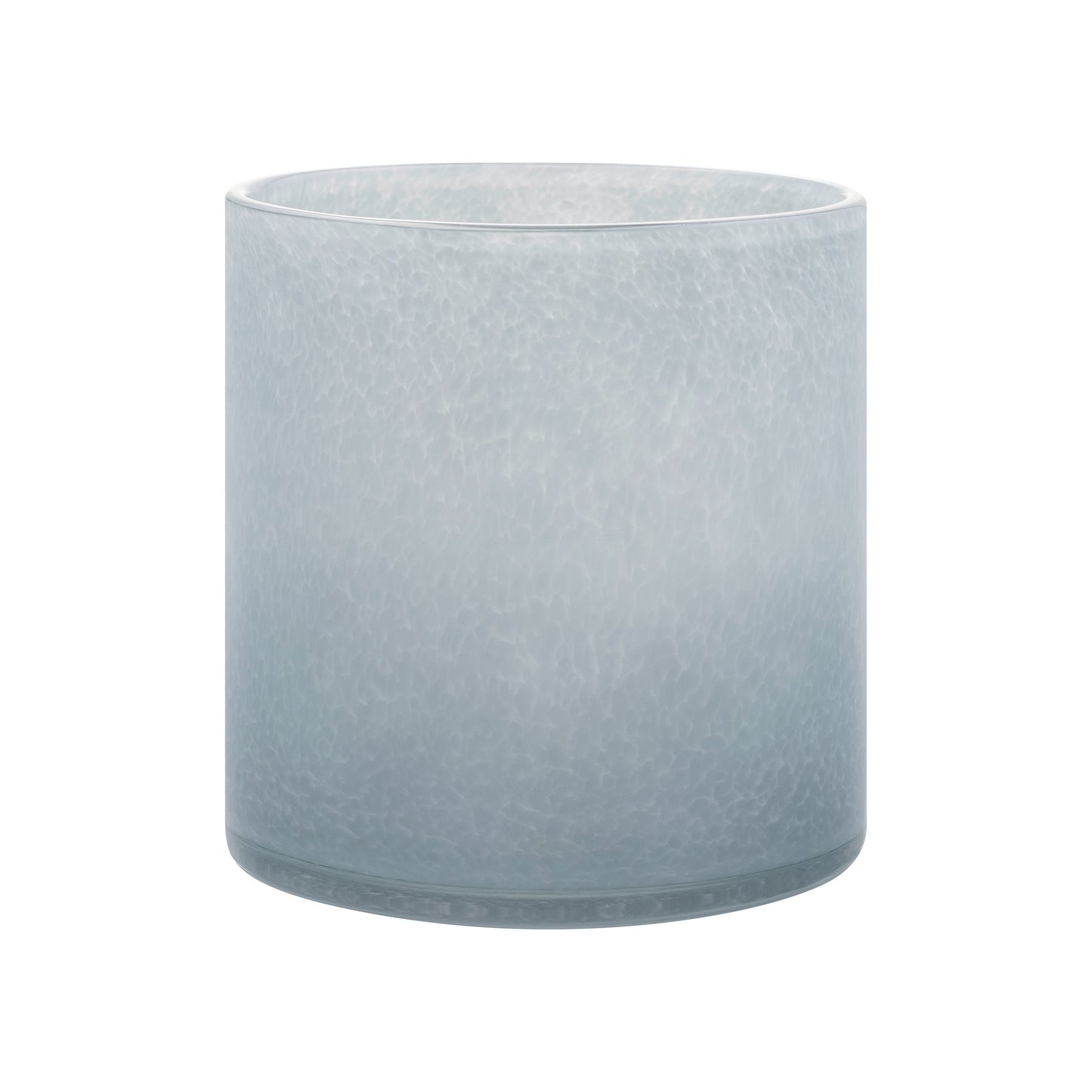 blomus Saga Hurricane Lamp Candle Holder Tradewinds Blue, Large 6.3" x 5.9"