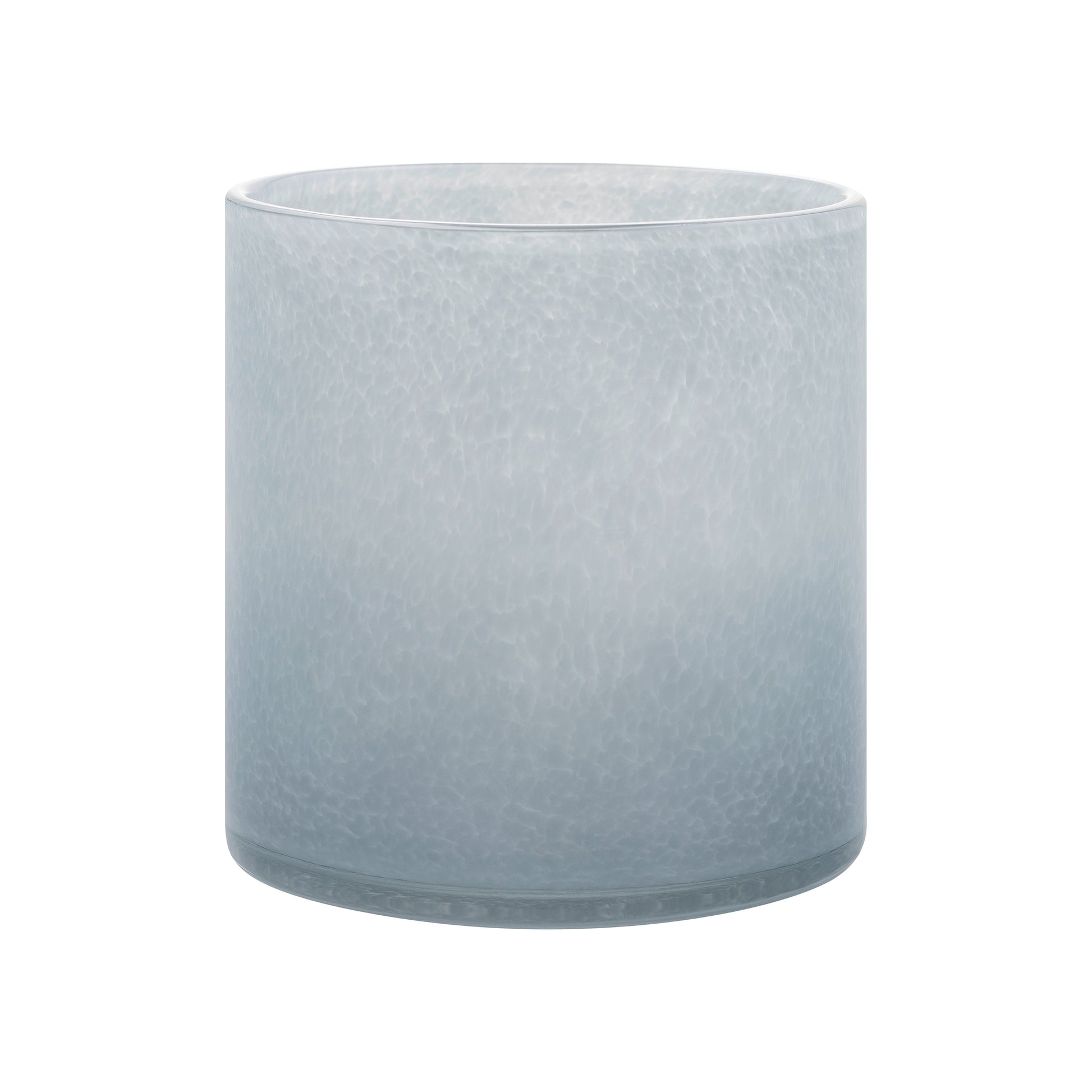 blomus Saga Hurricane Lamp Candle Holder Tradewinds Blue, Large 6.3" x 5.9"