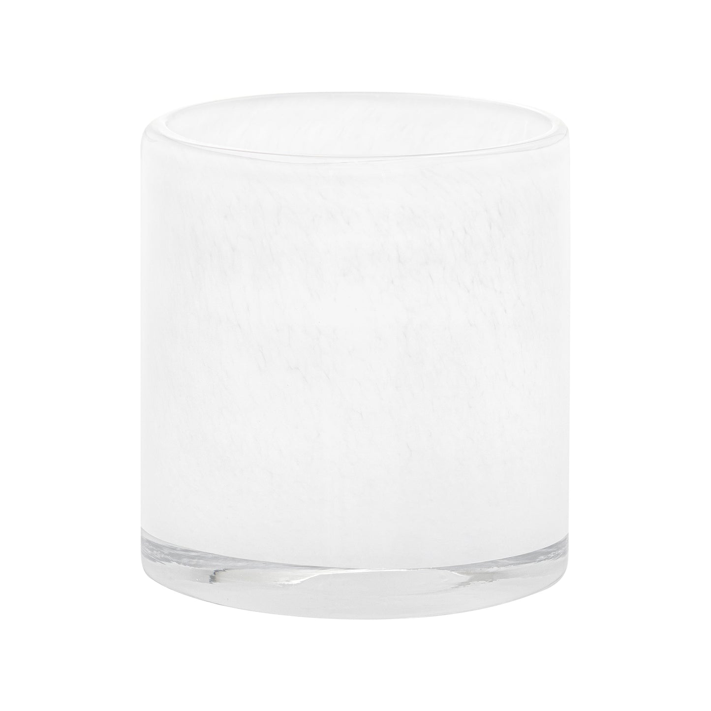 blomus Saga Hurricane Lamp Candle Holder White, Large 6.3" x 5.9"