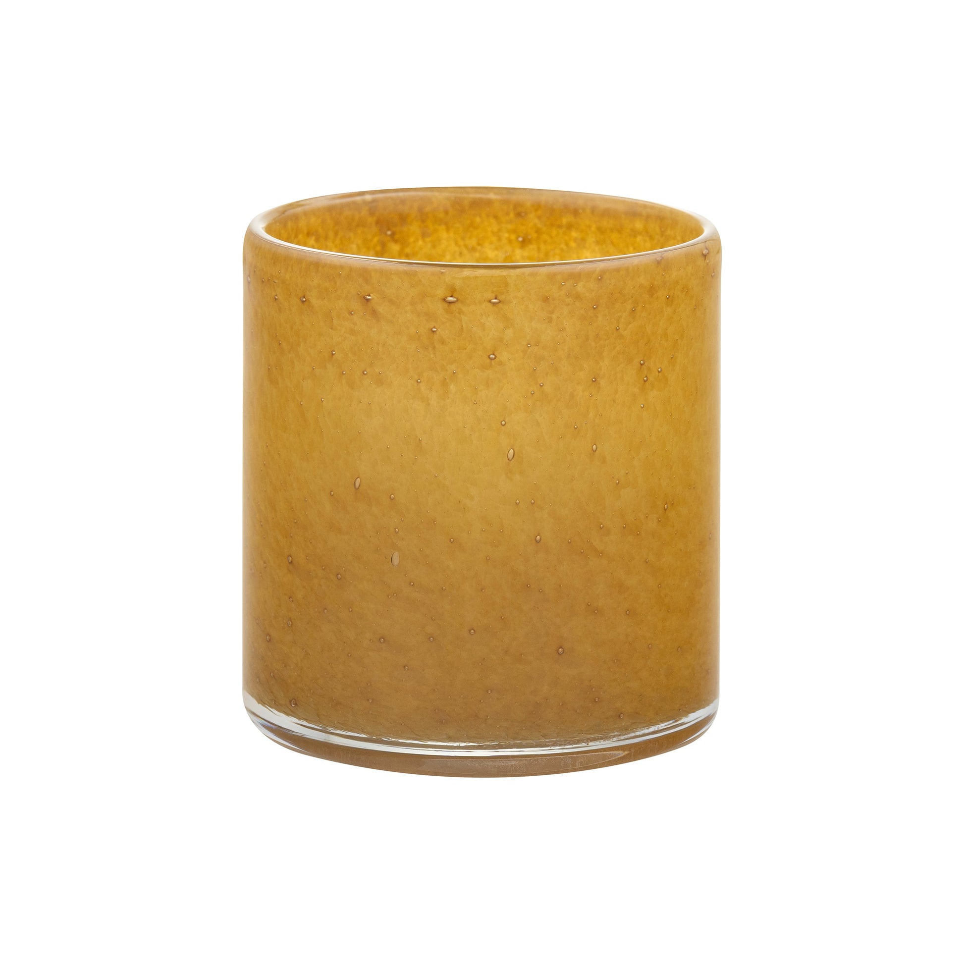 blomus Saga Hurricane Lamp Candle Holder Tan, Medium 4.7"