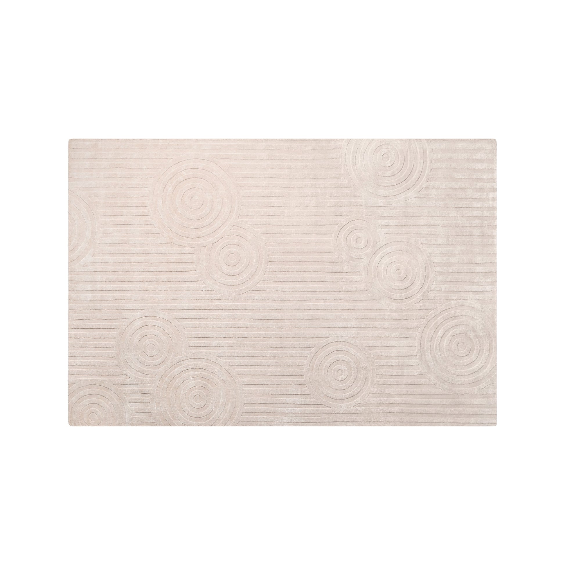 Uzu Viscose Area Rug Beige Blomus 67020