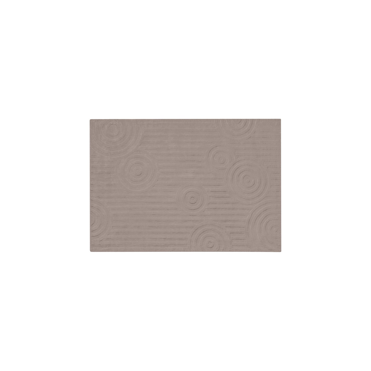 blomus Uzu Viscose Area Rug Taupe Small 79" x 55"