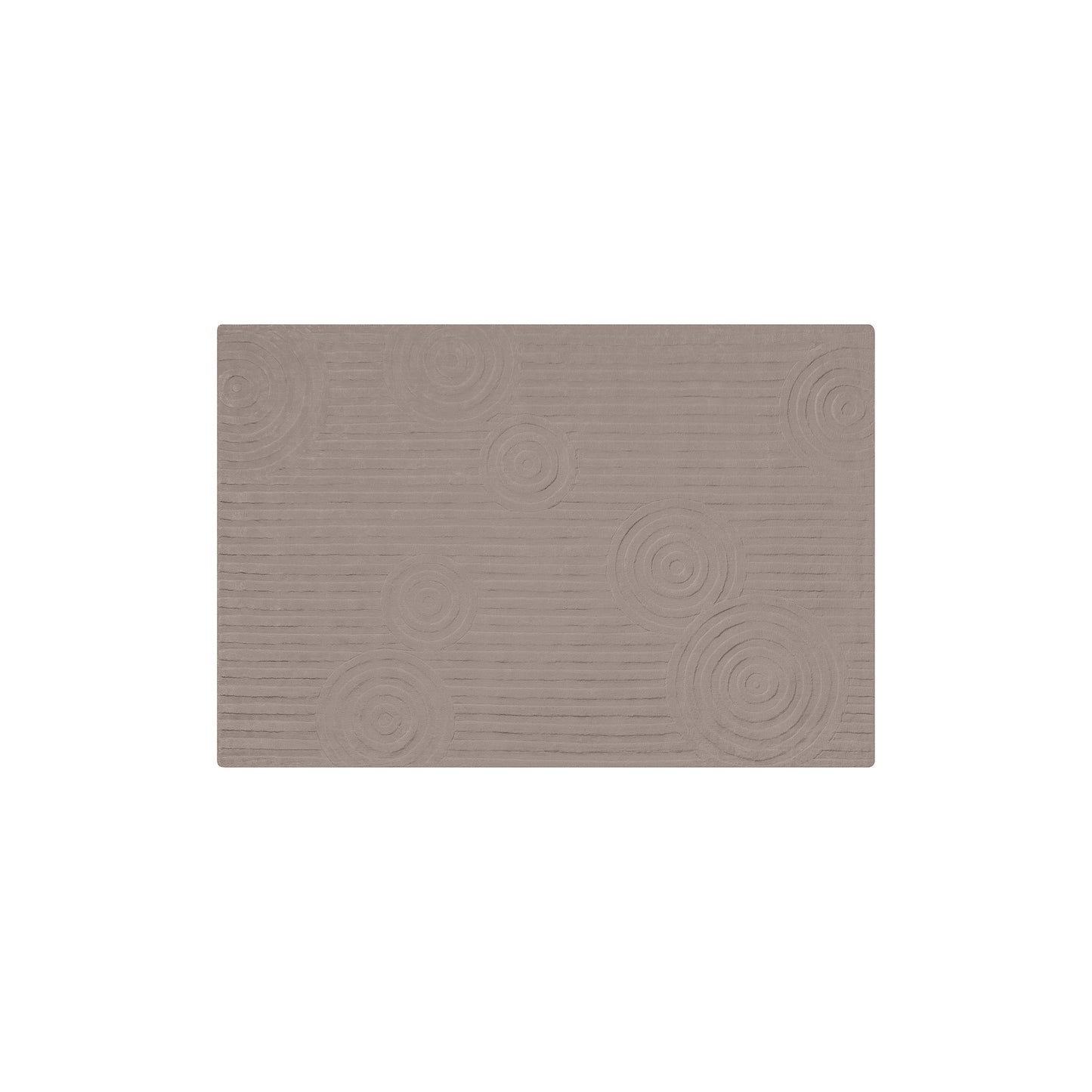 blomus Uzu Viscose Area Rug Taupe Medium 95" x 63"