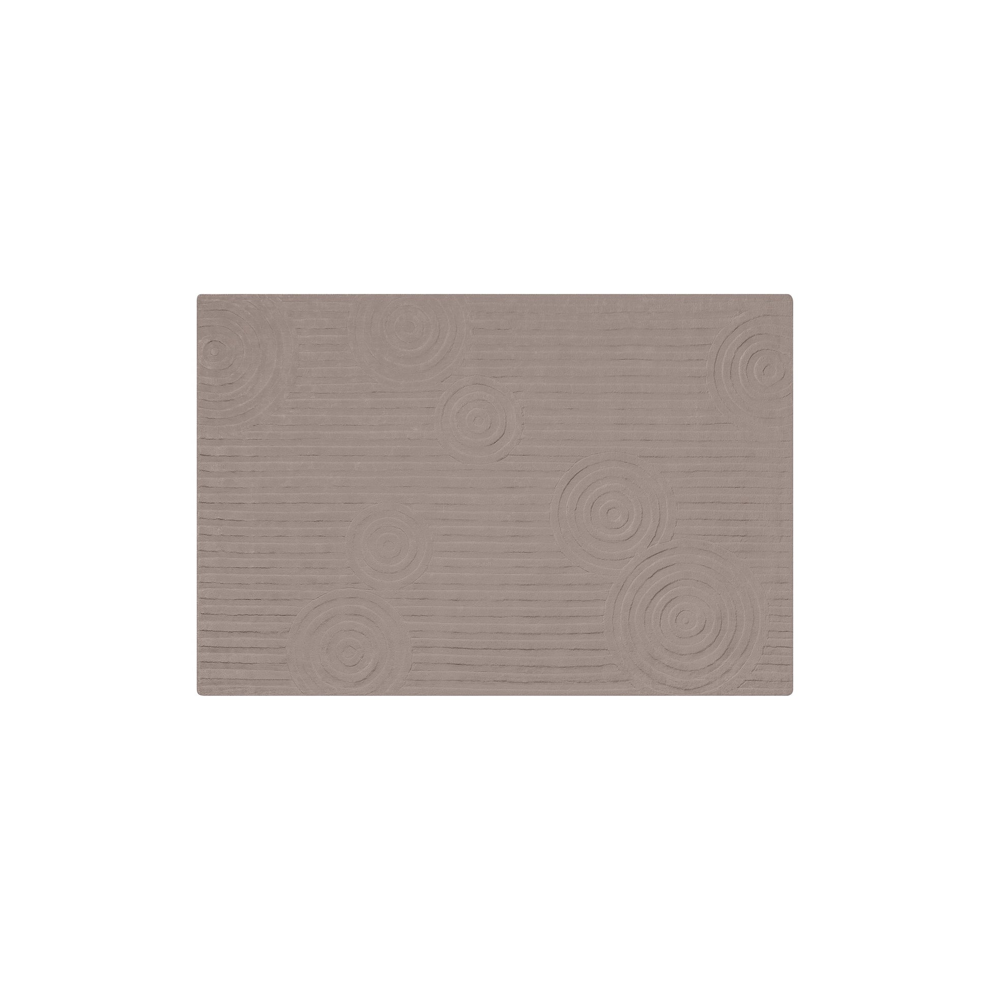blomus Uzu Viscose Area Rug Taupe Medium 95" x 63"