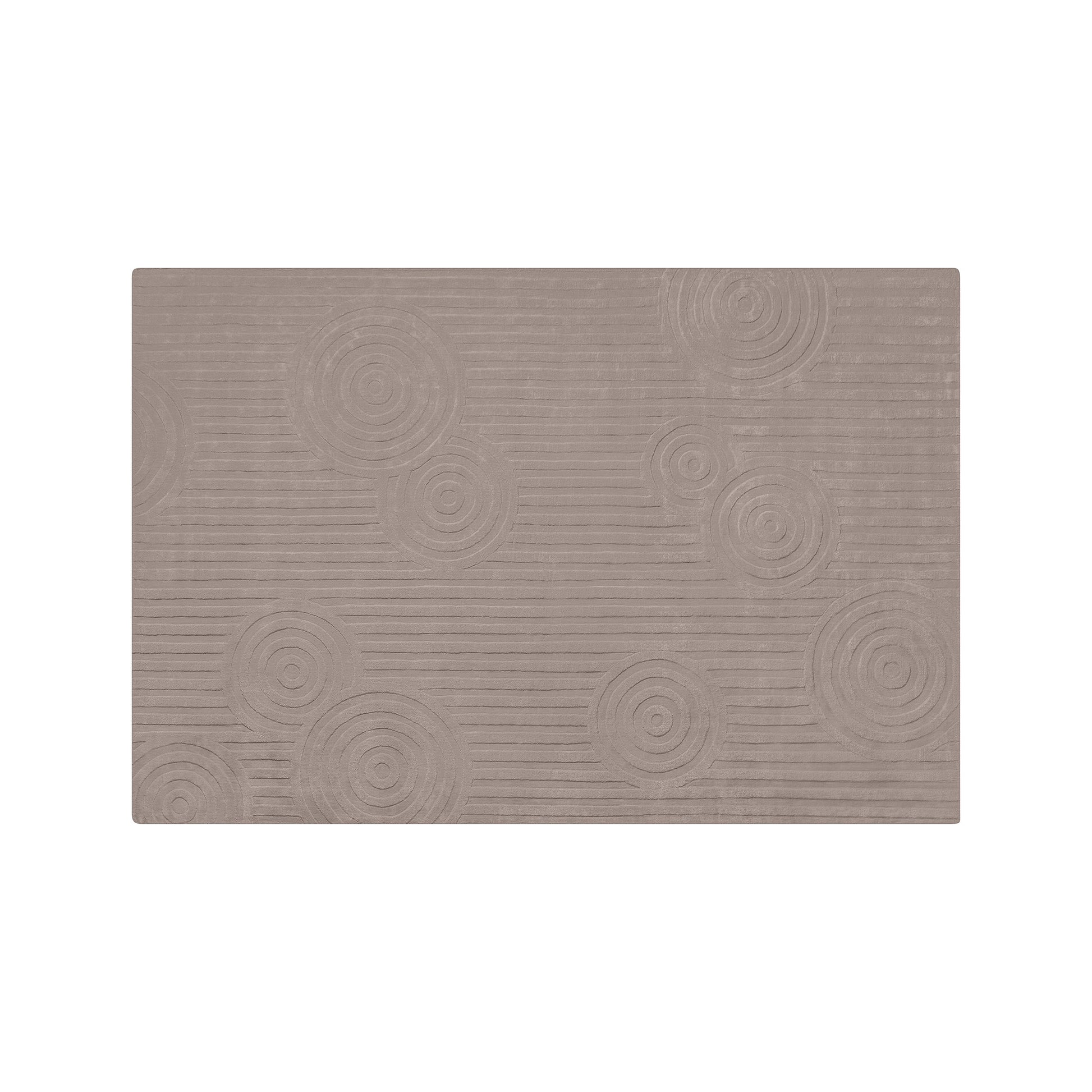 blomus Uzu Viscose Area Rug Taupe Small 79" x 55"