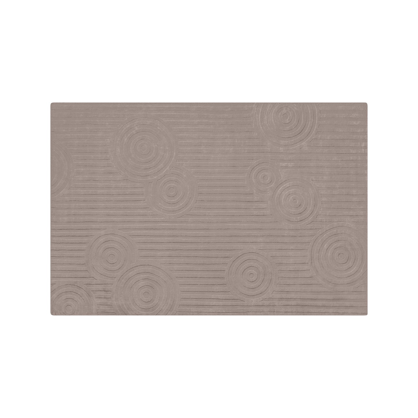 blomus Uzu Viscose Area Rug Taupe Medium 95" x 63"