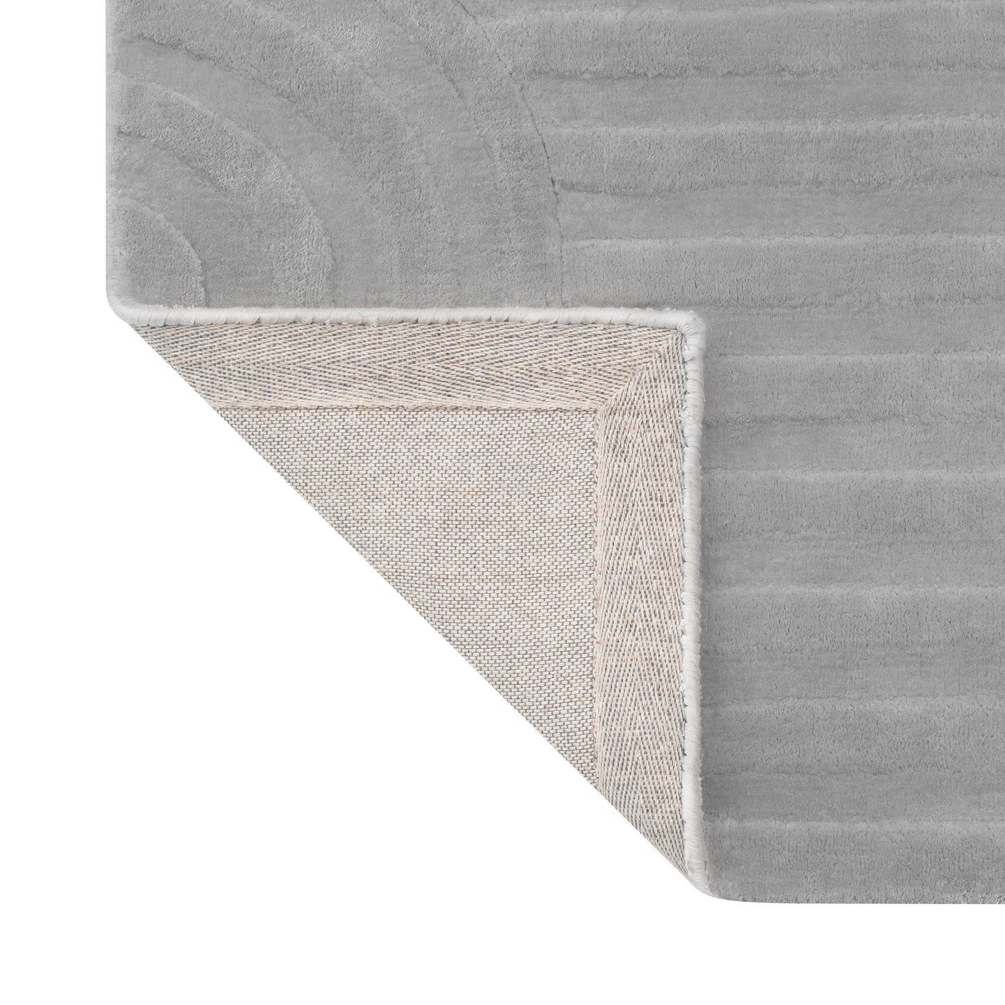 Uzu Viscose Area Rug Zinc Blomus 67025