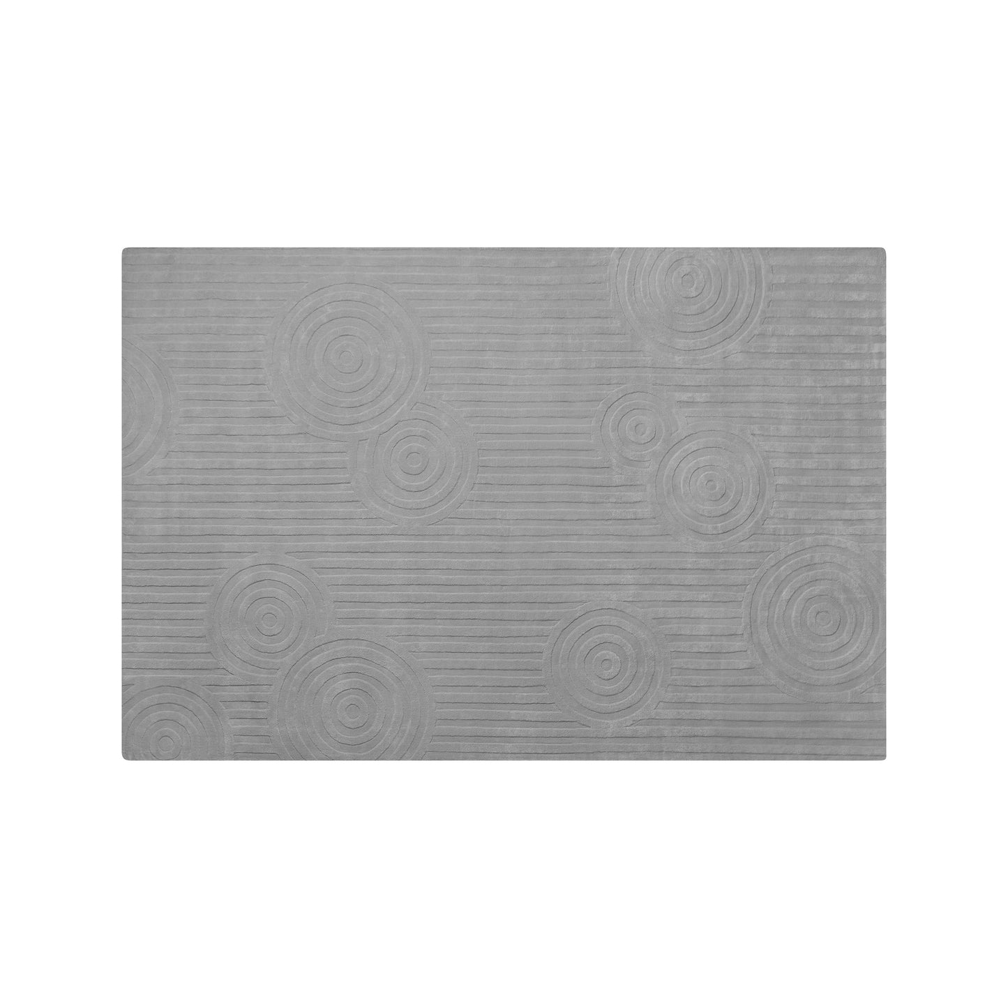Uzu Viscose Area Rug Zinc Blomus 67026