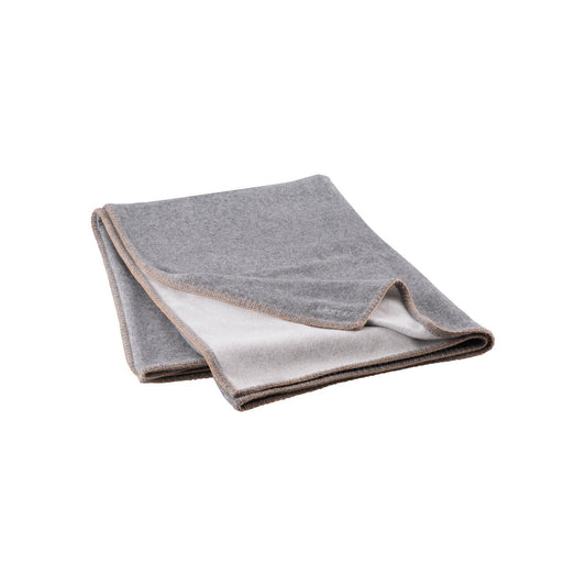 blomus Ahwi Two-Tone Wool Throw Sharkskin Grey