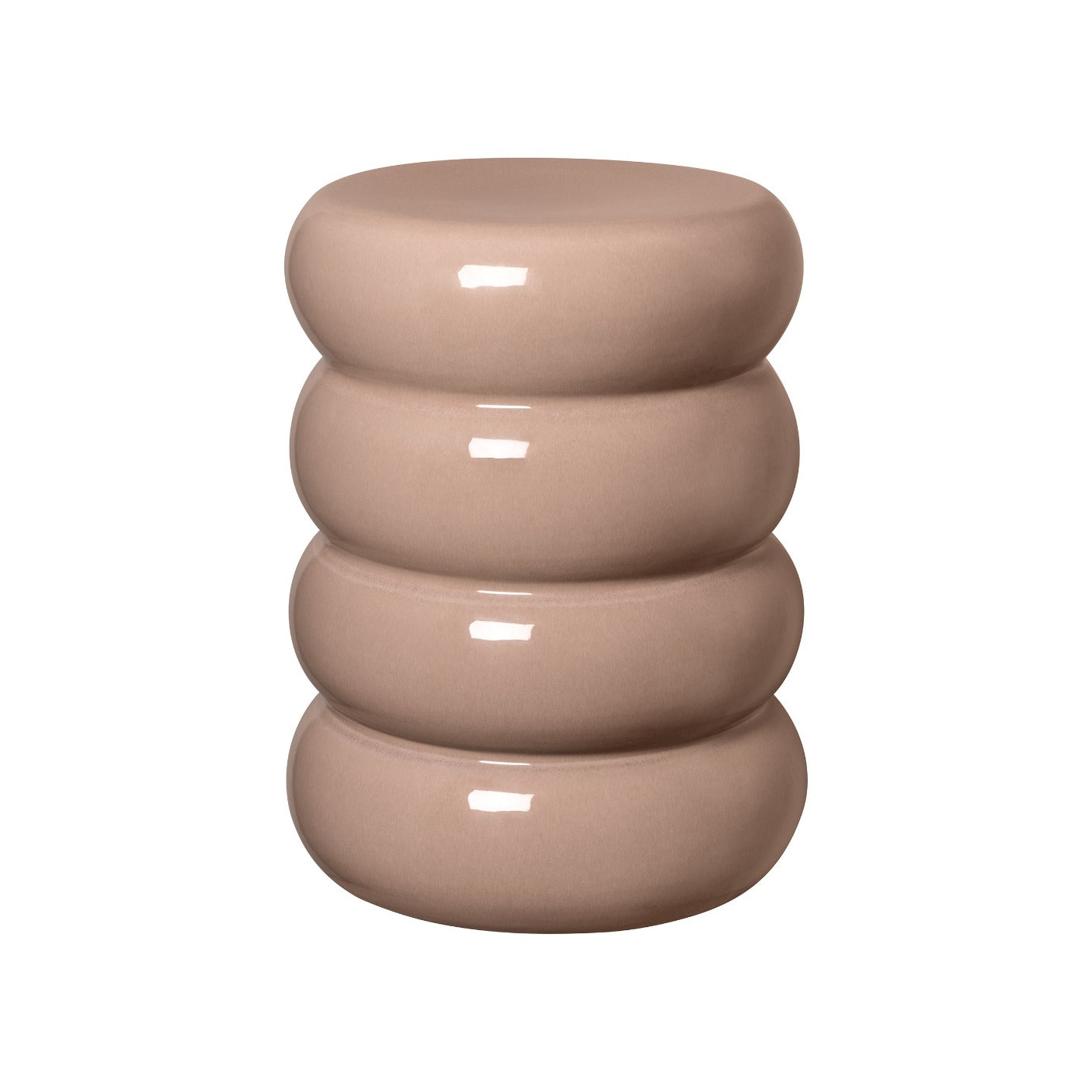 blomus Toru Round Ceramic Side Table Fungi