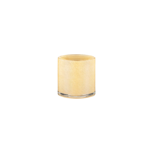 blomus Saga Hurricane Lamp Candle Holder Vanilla, Small 3.4" x 3.3"