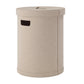 blomus Sahla Decorative Storage Bin with Lid Nomad Light Tan, Large