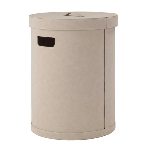 blomus Sahla Decorative Storage Bin with Lid Nomad Light Tan, Large