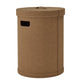 blomus Sahla Decorative Storage Bin with Lid Tan, Large