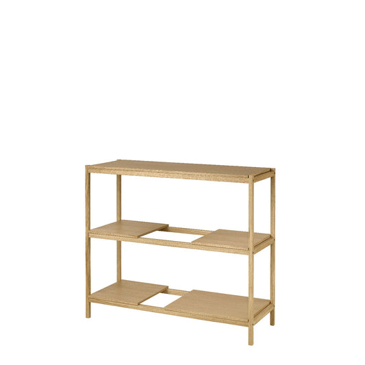 Sukoya Oak Shelving Unit 3 Shelf Blomus 67313