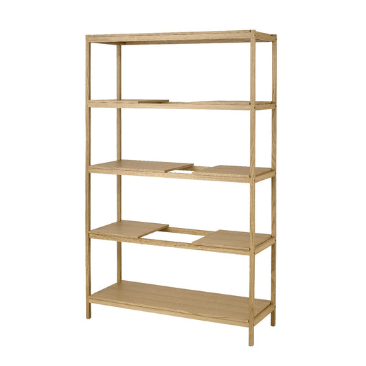 Sukoya Oak Shelving Unit 5 Shelf Blomus 67317