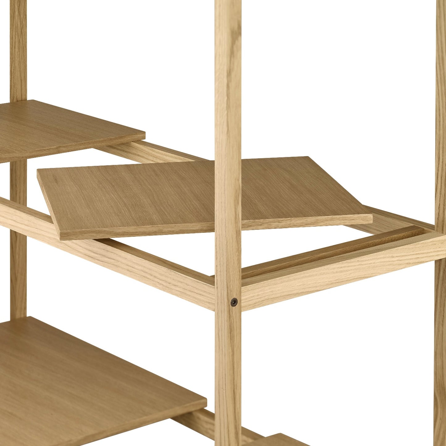 Sukoya Oak Shelving Unit 5 Shelf Blomus 67318