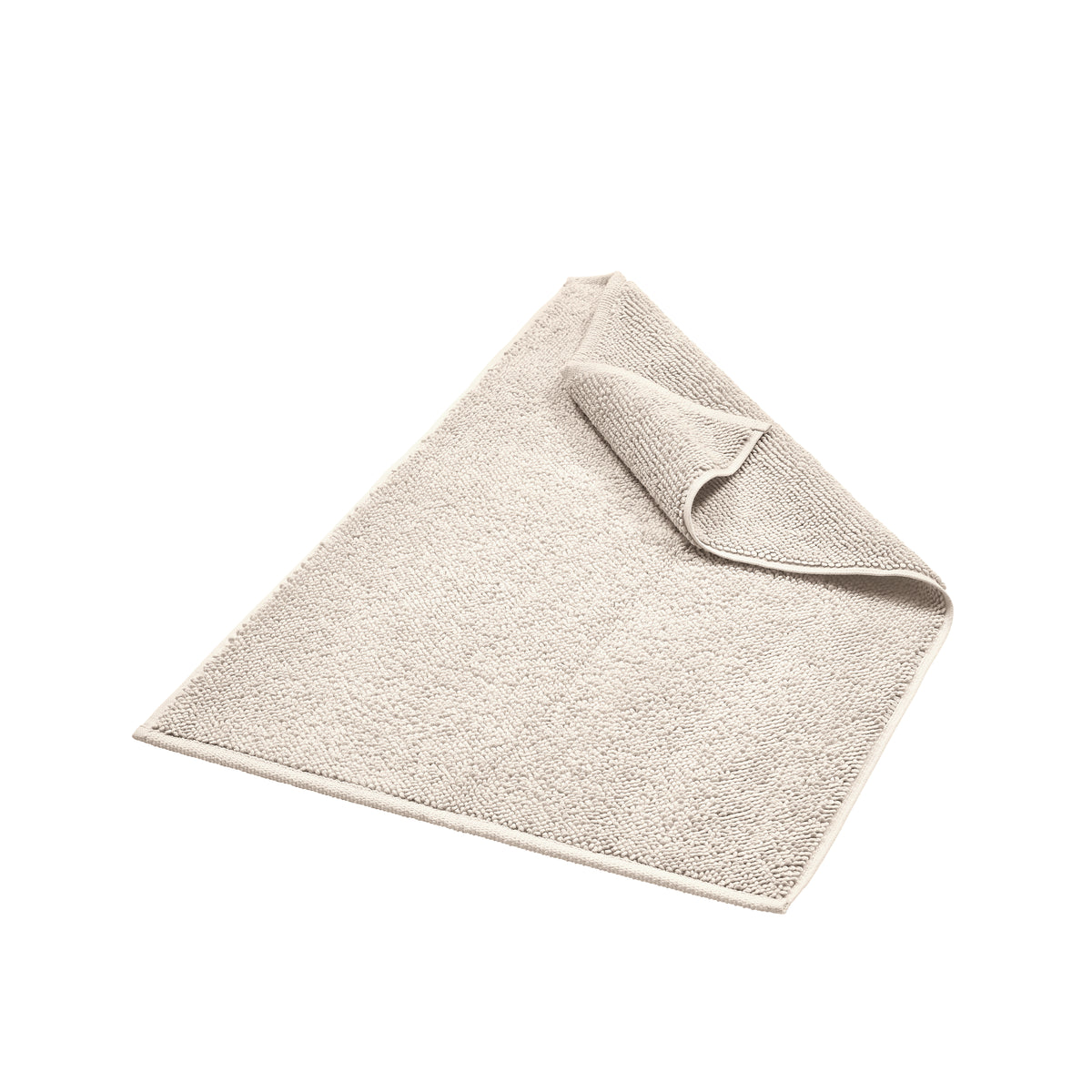 blomus KAAVU Plush Organic Cotton Bath Mat – Moonbeam Medium bath mat, detail view 3