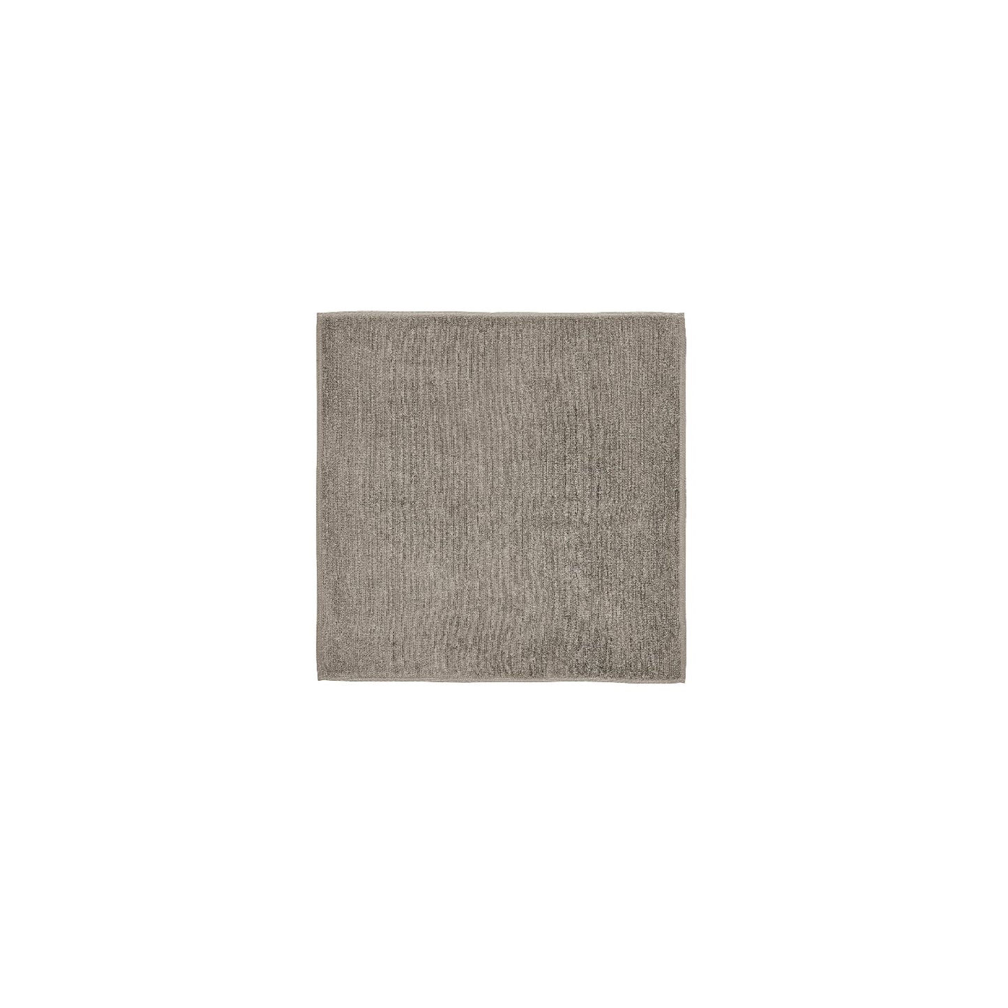 blomus Tuyo Organic Cotton Bathmat Satellite Taupe, Med Grey, Square 23.6"