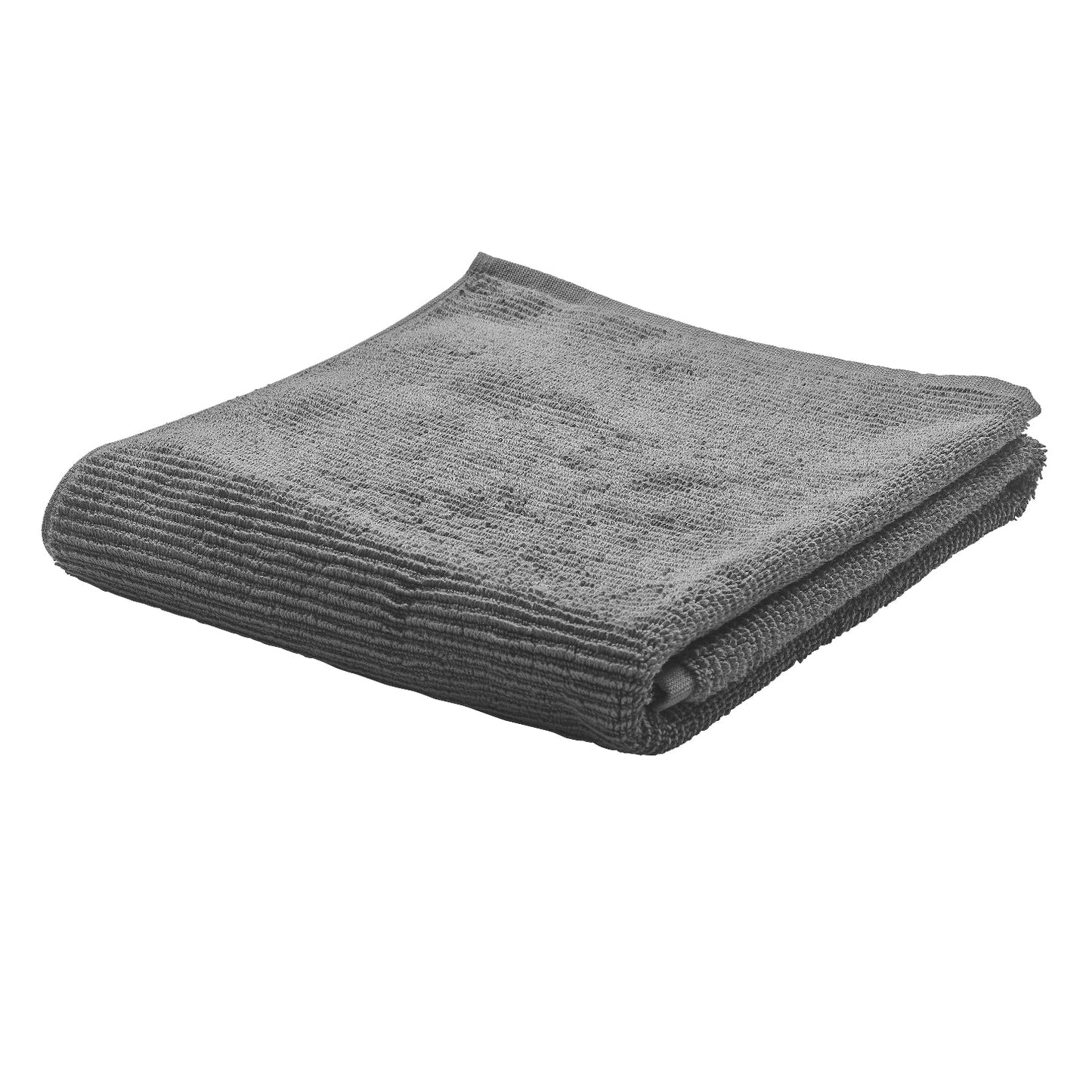 blomus Tuyo Organic Cotton Bathmat Satellite Taupe, Med Grey, Square 23.6"