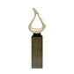 Yoga White Sculpture - Finesse Decor Yoga-W/G