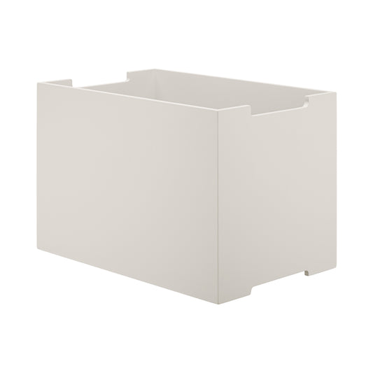 blomus KASANE Stackable Storage Box, 3 Sizes – Large Moonbeam storage box, detail view 2
