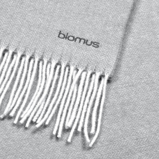 blomus Finho Merino Wool Throw Micro Chip Light Grey