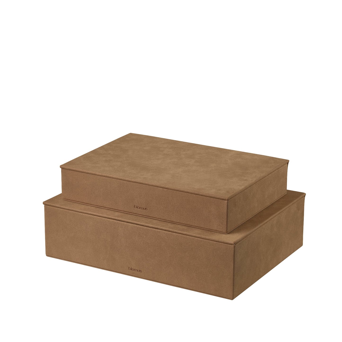 Sahla Faux Suede Storage Boxes Set Of 2 Blomus 68327