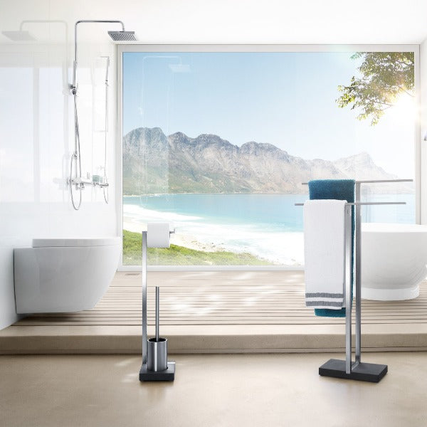 blomus Toilet Butler with Short Brush Holder 1 Roll