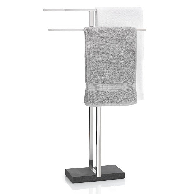 blomus Free Standing Towel Rack Polished