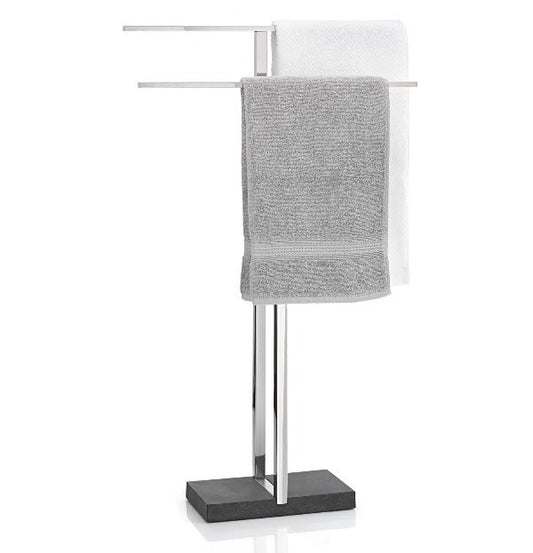 blomus Free Standing Towel Rack Polished