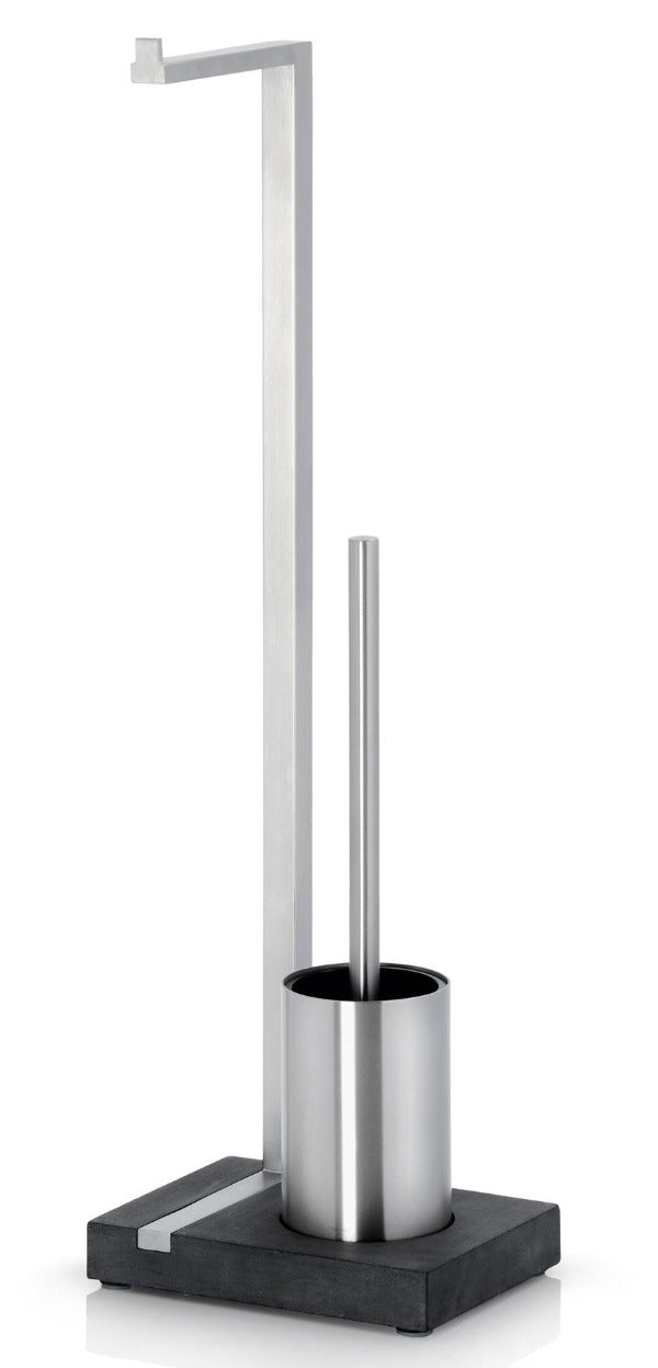 blomus Toilet Butler with Short Brush Holder 1 Roll