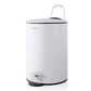 blomus Pedal Bin Wastepaper Basket Tubo White