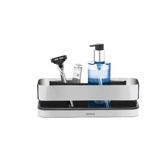 blomus Modern Stainless Steel Shower Shelf Small Polished