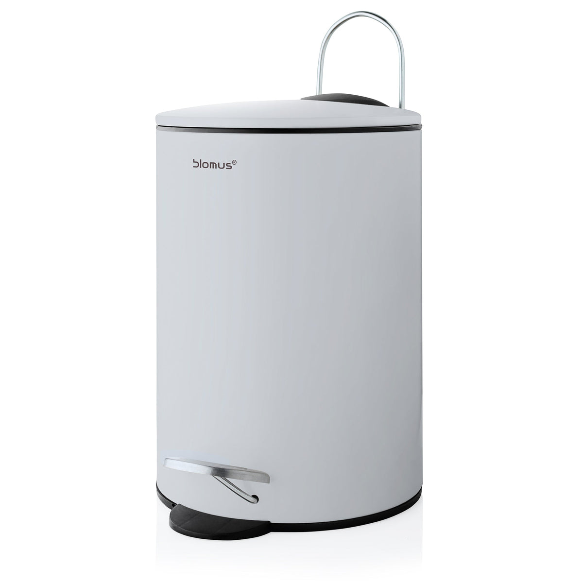 blomus TUBO Slim Steel Pedal Bin, 3 Liter – Micro Chip pedal bin, product photo