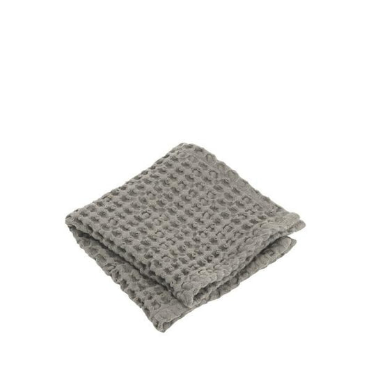 blomus Waffle Bathroom Washcloth 12 x Satellite Set of 2