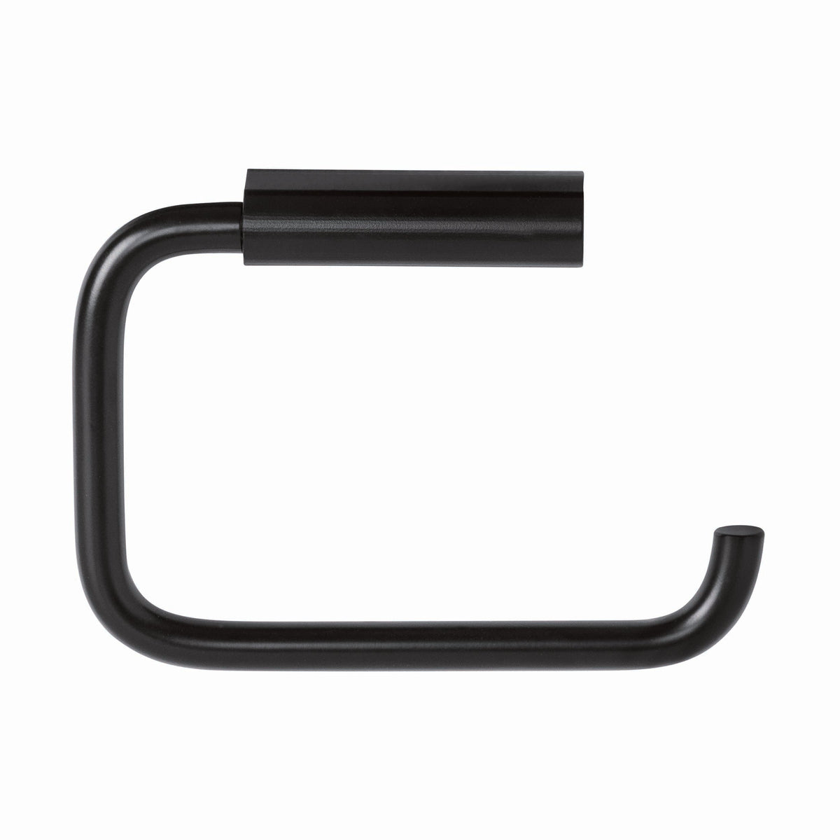 blomus MODO Wall Toilet Paper Holder, 9 Finishes – Black toilet paper holder, product photo