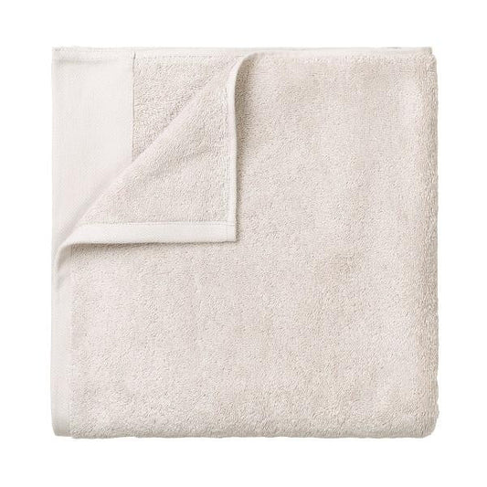 blomus Riva Organic Terry Bath Towel 28 x 55 Moonbeam Beige