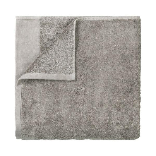 blomus Riva Organic Terry Hand Towel 12 x 20 2 Pack Satellite Taupe