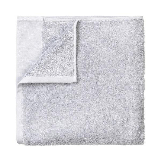 blomus Riva Organic Terry Hand Towel 12 x 20 2 Pack Micro Chip Grey