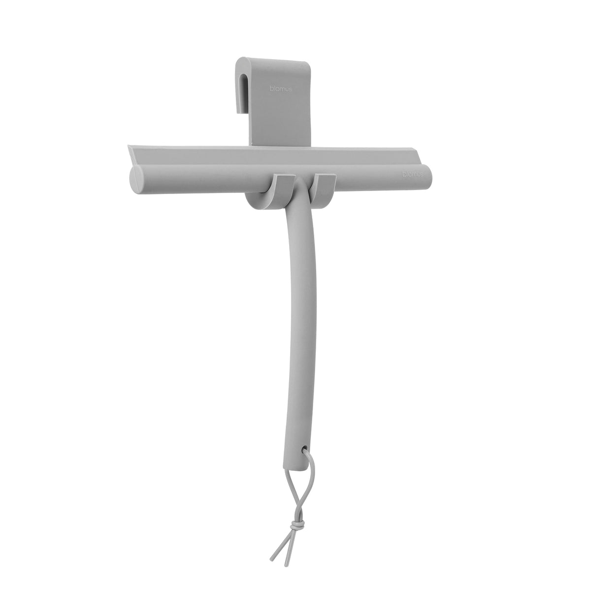 blomus VIPO Silicone Shower Squeegee with Glass Hanger – Micro Chip shower squeegee, product photo