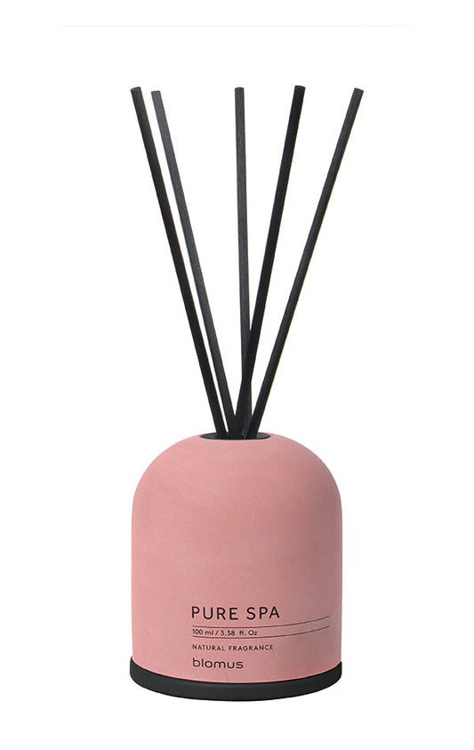 blomus Fraga Room Fragrance Set Withered Rose Container Sea Salt & Sage