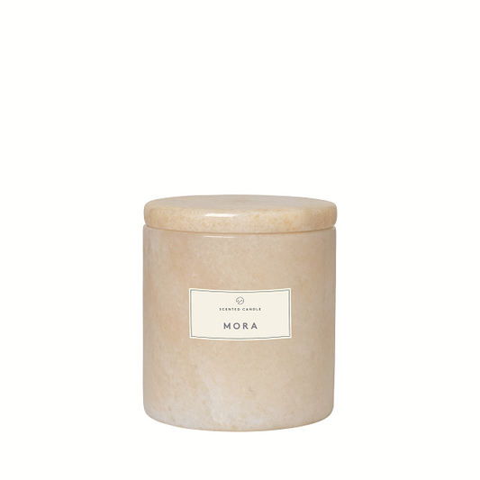 blomus Scented Candle with Marble Container Mora