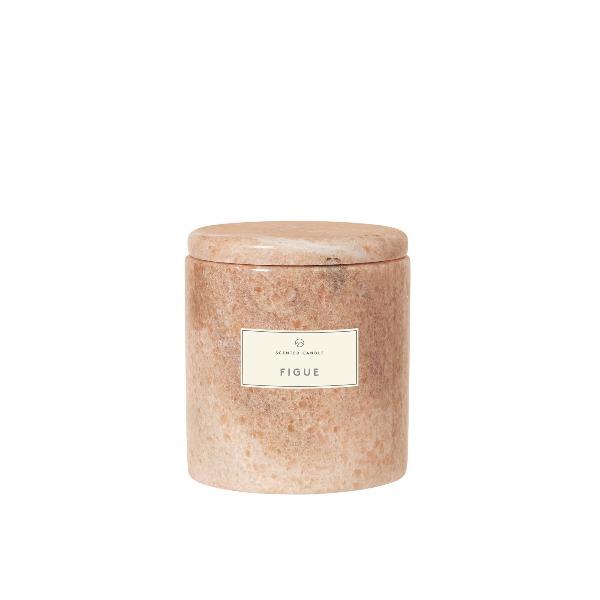 blomus Scented Candle with Marble Container Figue