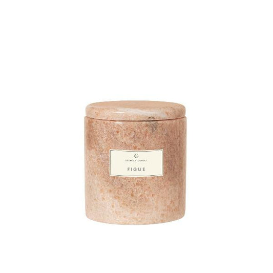 blomus Scented Candle with Marble Container Figue