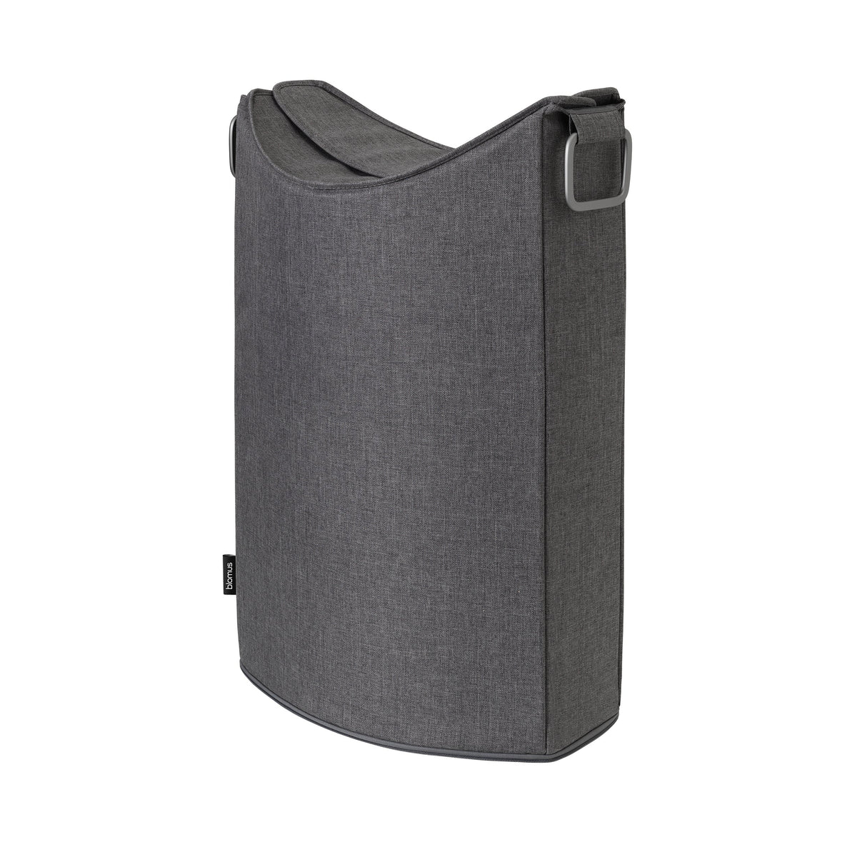 blomus FRISCO LOUNGE Foldable Laundry Bin, 65 L – Steel Gray