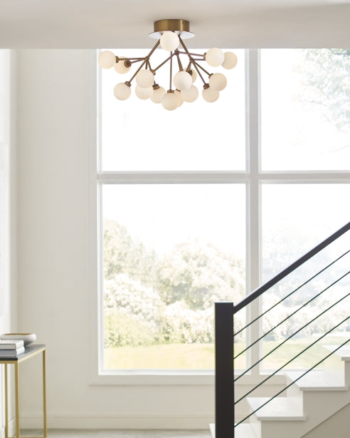 Mara LED Ceiling Light Frosted Glass by Visual & Comfort & Co