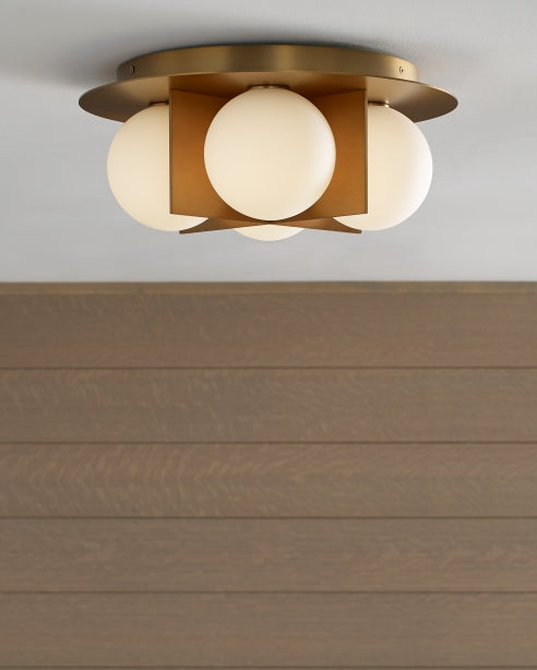 Visual Comfort Orbel Ceiling Light Matte Black