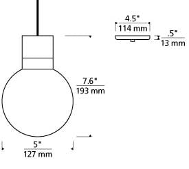 Visual Comfort Mina Led Pendant BLUE
